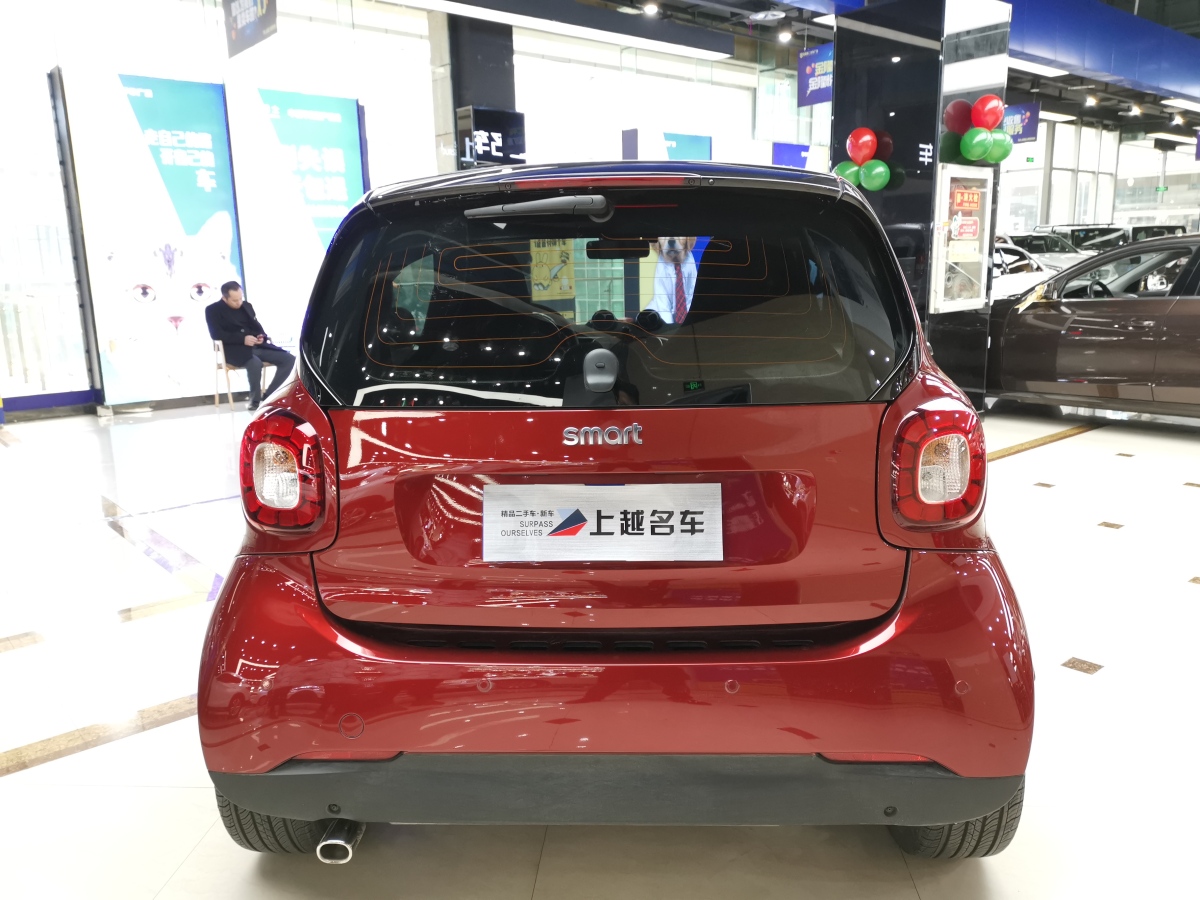 2019年1月smart fortwo 2019款 0.9t 66千瓦红色瞬间特别版 国vi