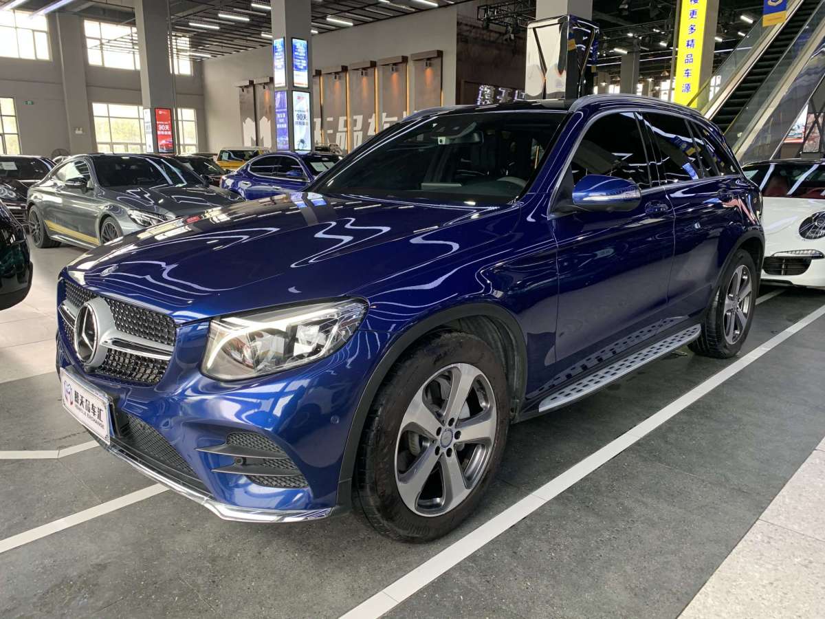 奔驰glc级 2017款 glc 300 4matic 动感型 蓝色 手自一体对价格不满意