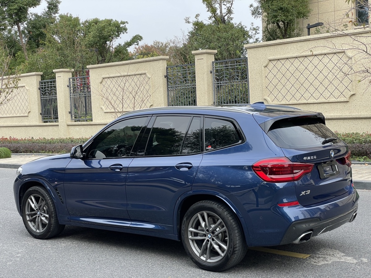 宝马 宝马x3 2018款 xdrive25i m运动套装 国v 蓝色 手自一体对价格