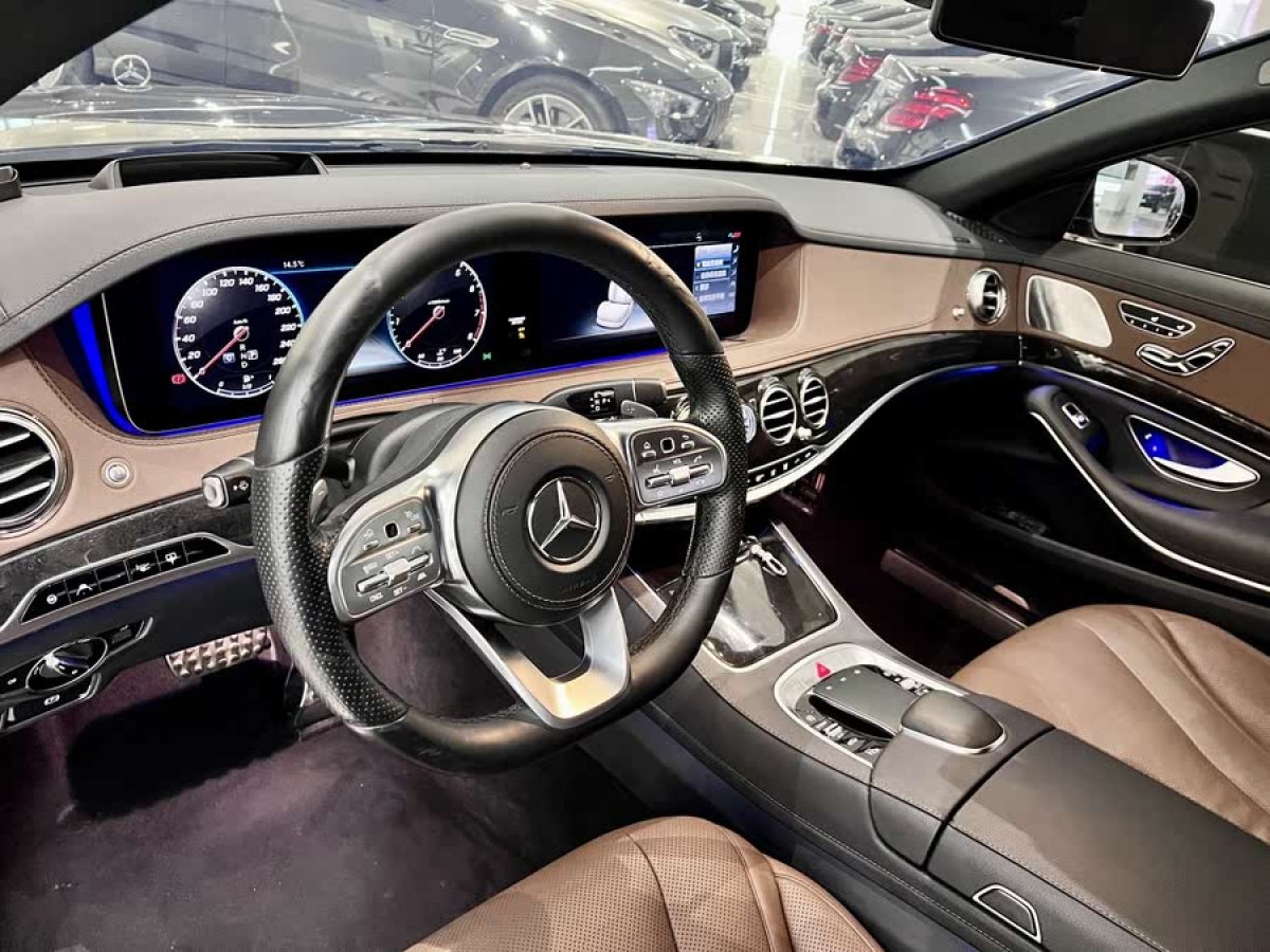 奔馳 奔馳S級  2019款 S 450 L 4MATIC 臻藏版圖片