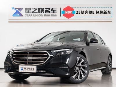 奔驰 奔驰E级 25款 E 300 L 豪华型图片