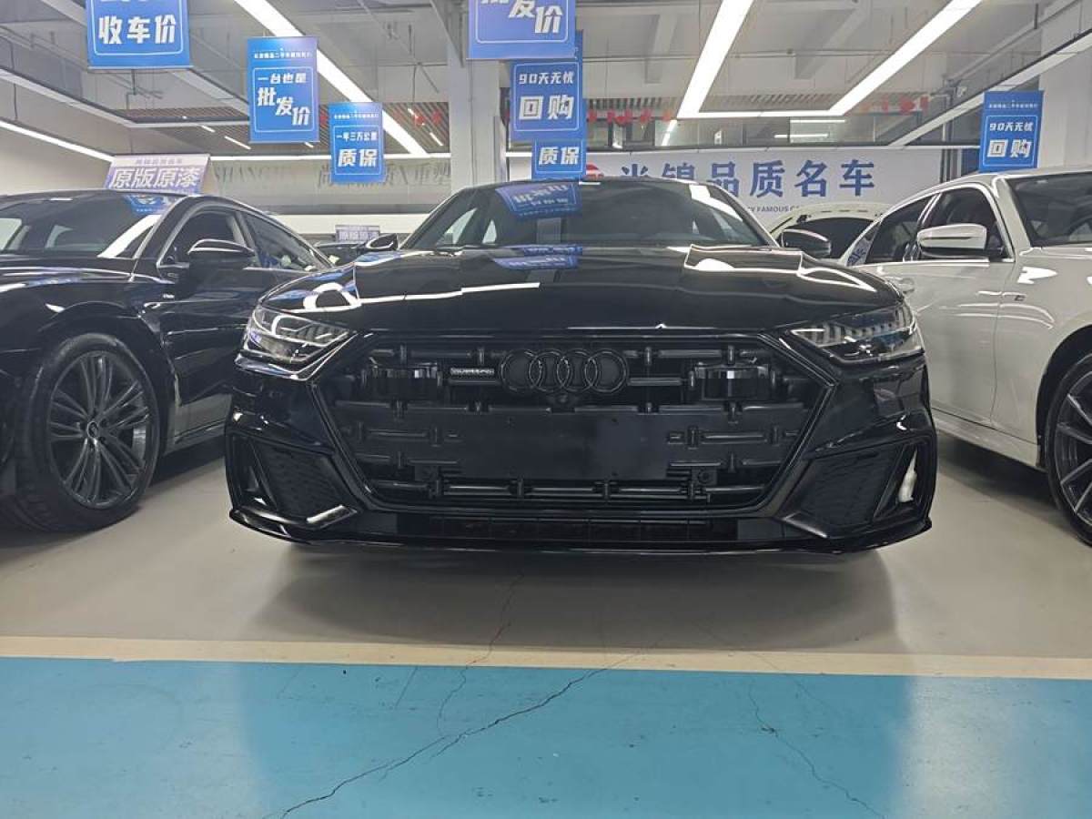 奧迪 奧迪A7L  2022款 45 TFSI quattro S-line 圣騎士圖片