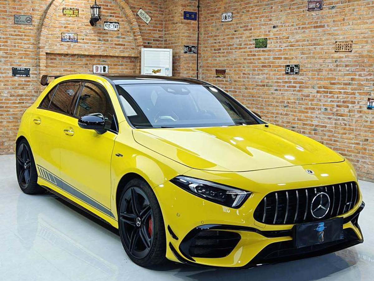 奔馳 奔馳A級AMG  2020款 改款 AMG A 45 S 4MATIC+ 先型特別版圖片