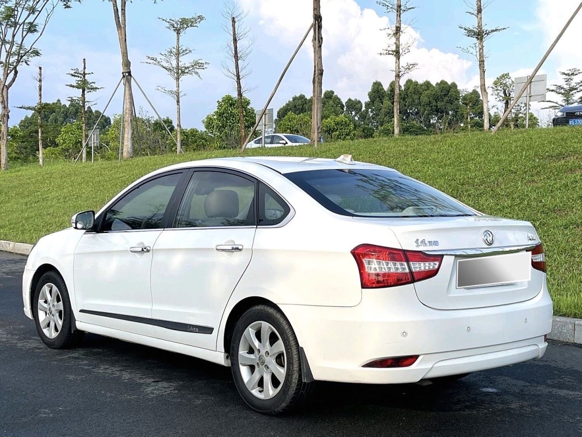 2014年7月東風(fēng)風(fēng)神 A60  2014款 1.6L 自動(dòng)尊貴型