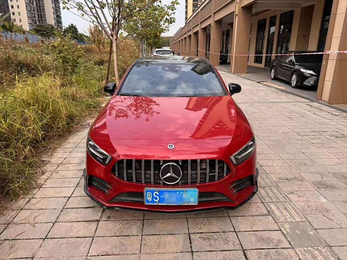 奔馳 奔馳A級AMG  2020款 改款 AMG A 35 4MATIC 先型特別版圖片