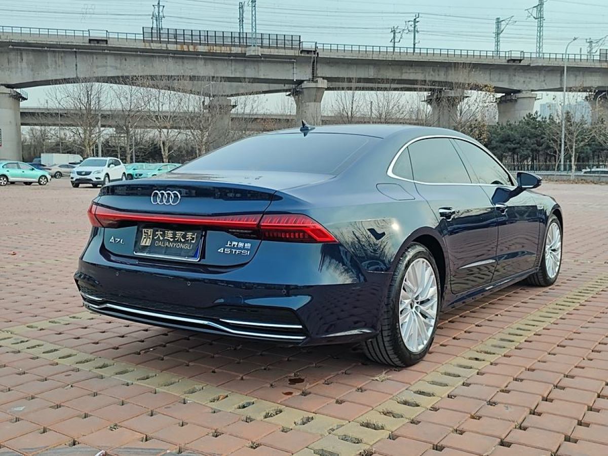 奧迪 奧迪A7L  2024款 45TFSI S-line 筑夢型 流晶套裝圖片