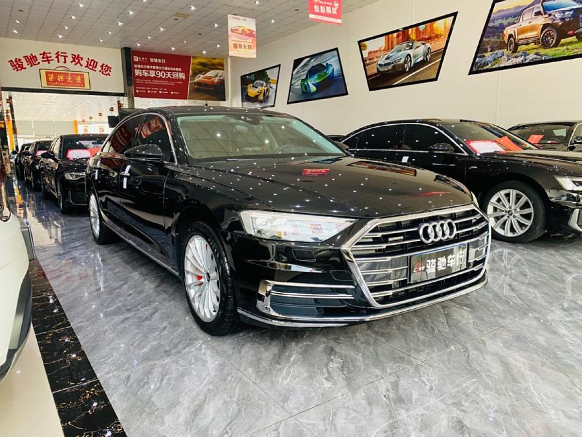 2019年3月奧迪 奧迪A8  2018款 A8L 55 TFSI quattro投放版精英型