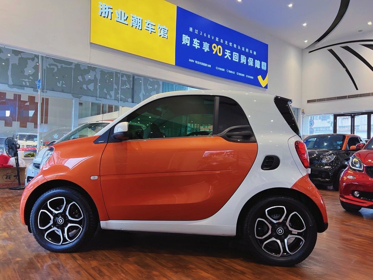 2018年3月smart fortwo  2017款 1.0L 52千瓦新聲特別版