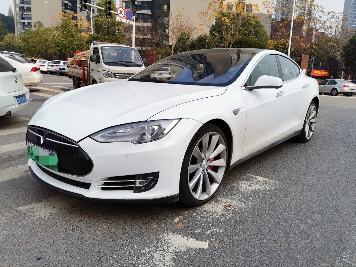 2014年10月特斯拉 model s model s p85