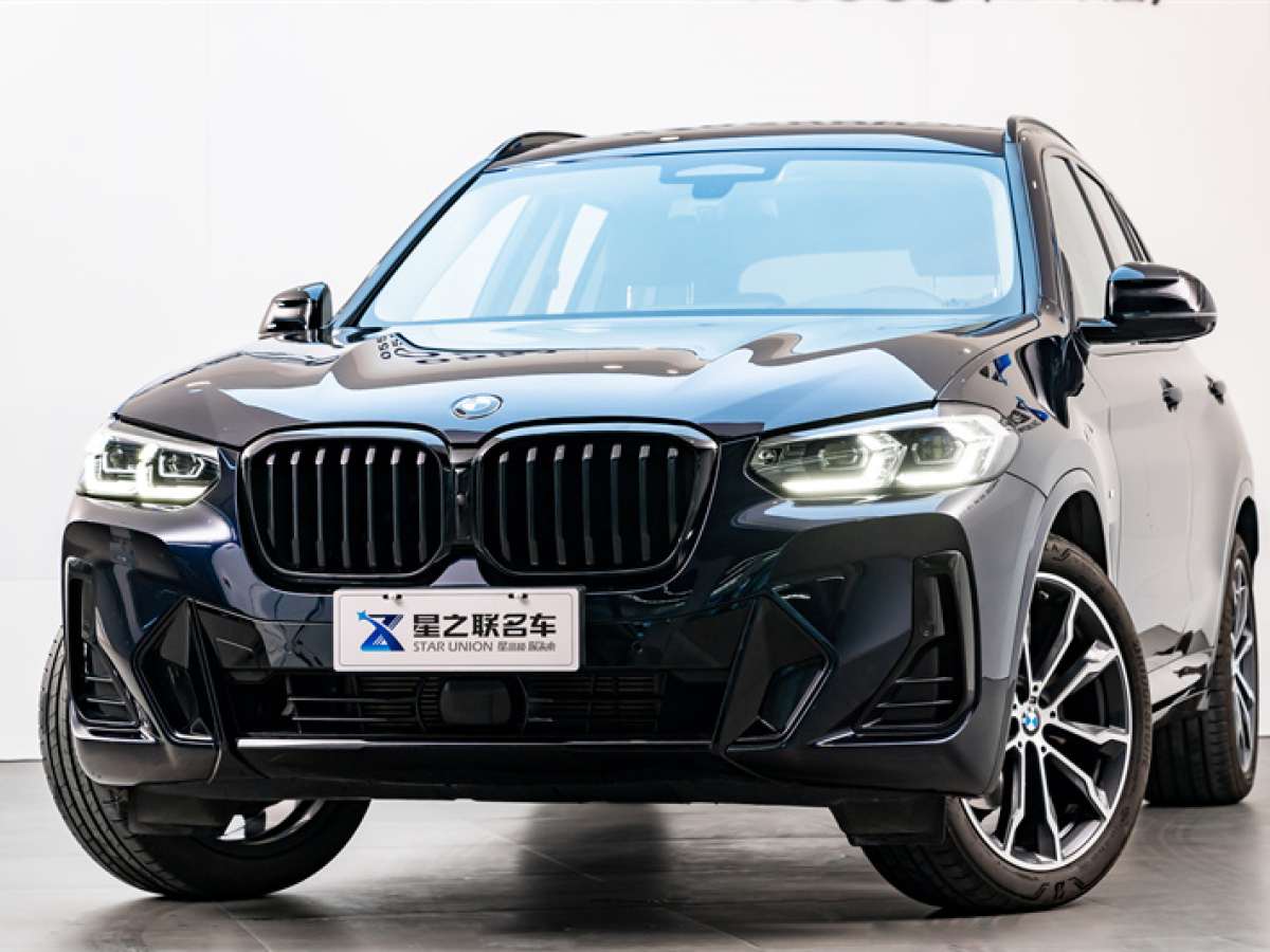 寶馬 寶馬X3  2022款 改款 xDrive30i 領(lǐng)先型 M曜夜套裝圖片