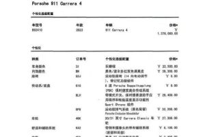 911 保時(shí)捷 Carrera 4 3.0T