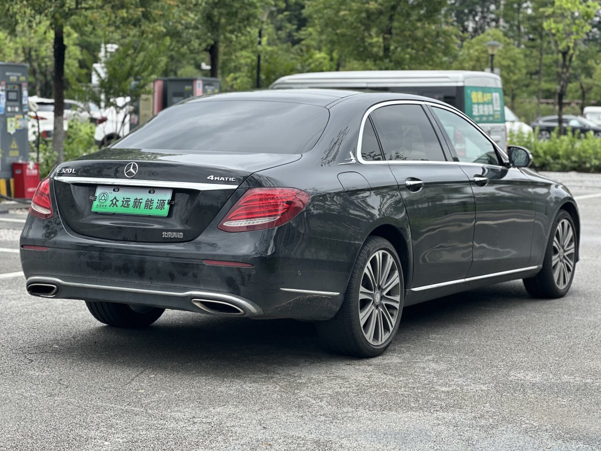 2018年1月奔馳 奔馳E級  2017款 E 320 L 4MATIC