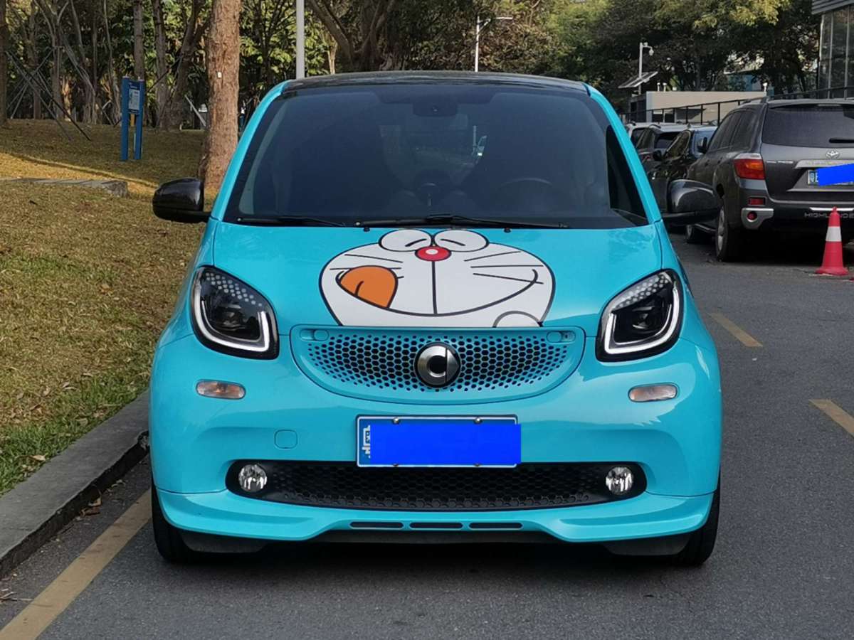 smart fortwo  2018款 0.9T 66千瓦硬頂耀目灰特別版圖片