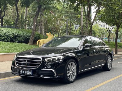 2024年6月 奔馳 奔馳S級(進口) 改款 S 400 L 商務(wù)型圖片