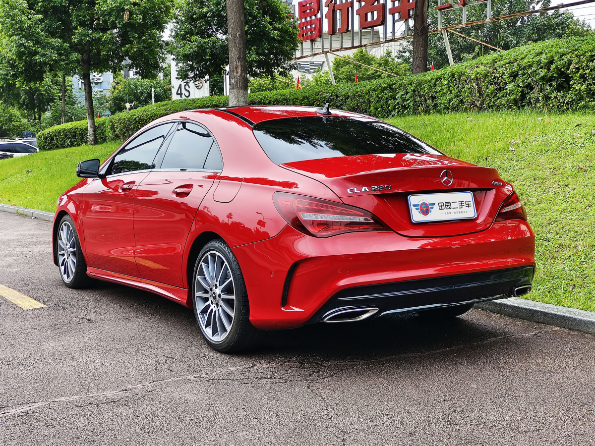 2018年7月奔馳 奔馳CLA級  2018款 CLA 220 4MATIC