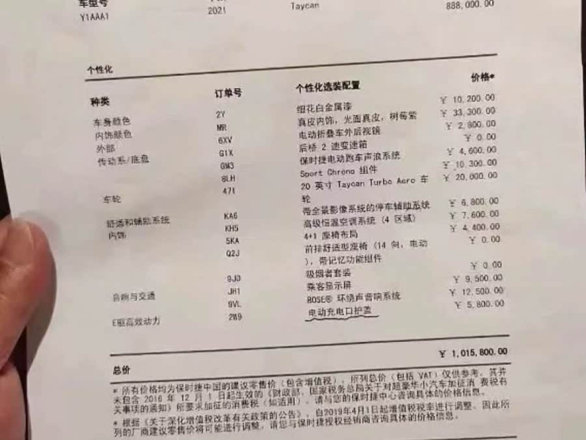 保時(shí)捷 Taycan  2020款 Taycan圖片