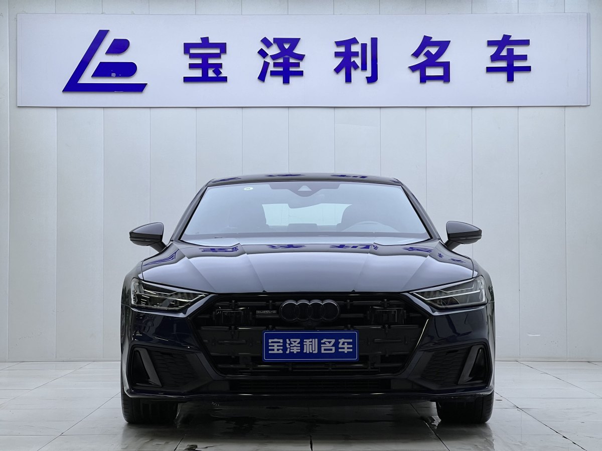 奧迪 奧迪A7L  2024款 45TFSI quattro S-line 見遠型 曜黑套裝圖片