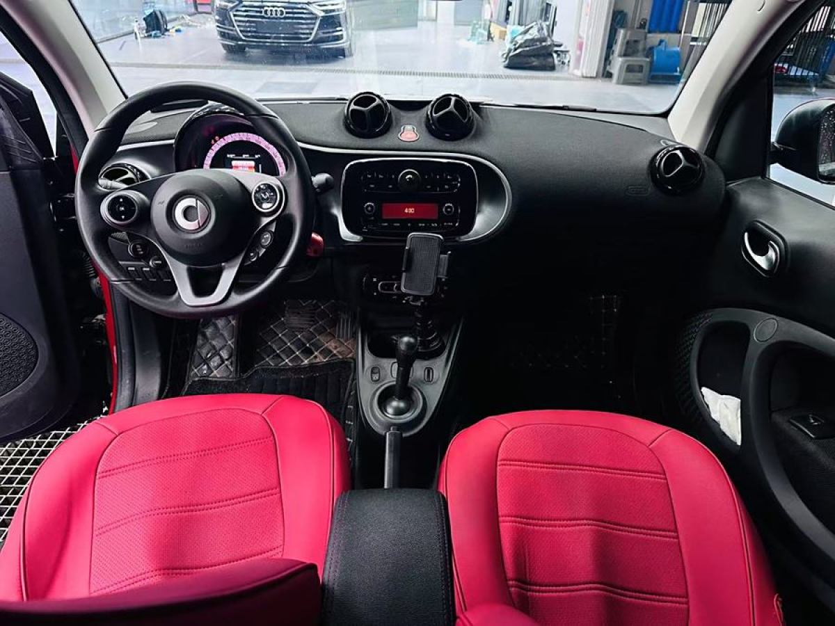 2018年11月smart fortwo  2015款 1.0L 52千瓦硬頂激情版