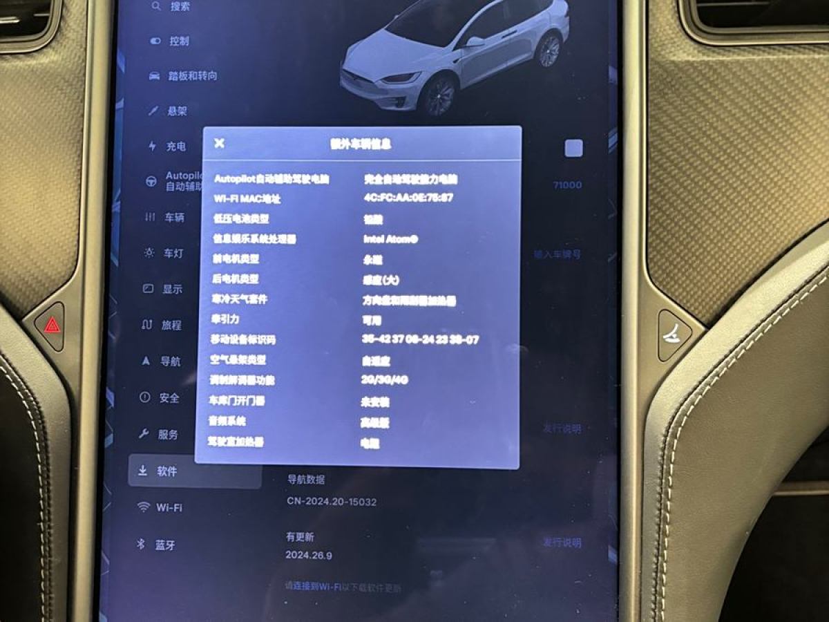 特斯拉 Model X  2019款 Performance 高性能版圖片