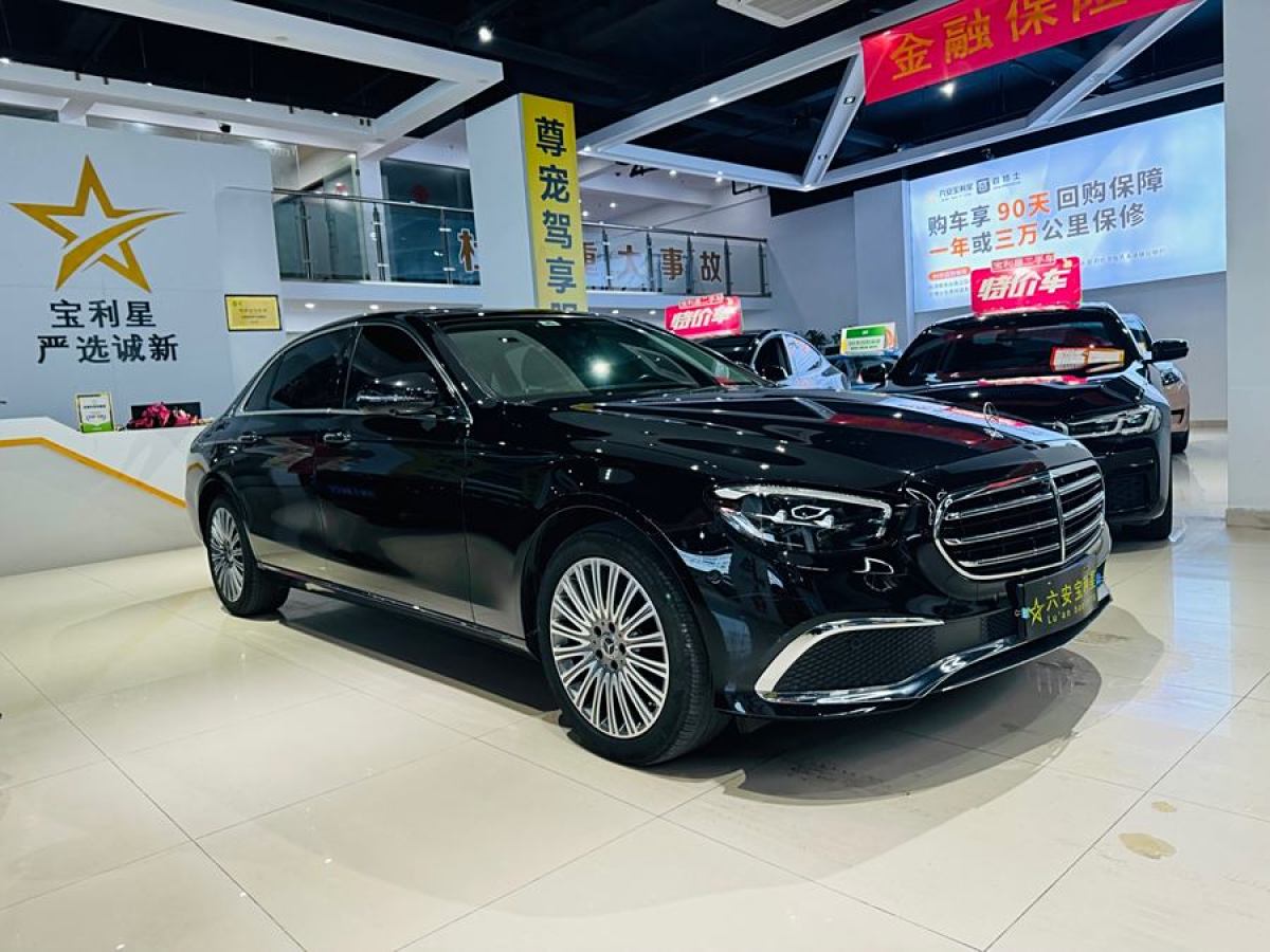 奔馳 奔馳E級  2022款 改款 E 300 L 時(shí)尚型圖片