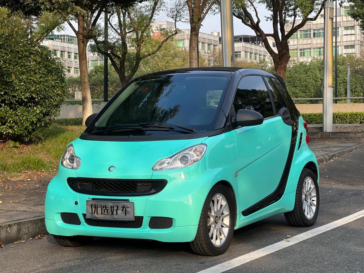 2016年8月smart fortwo  2012款 1.0 MHD 敞篷激情版