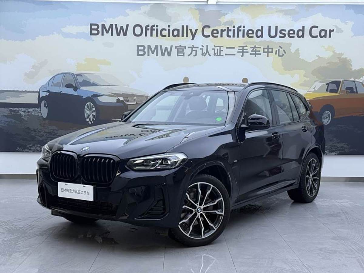 寶馬 寶馬X3  2022款 改款 xDrive30i 領(lǐng)先型 M曜夜套裝圖片