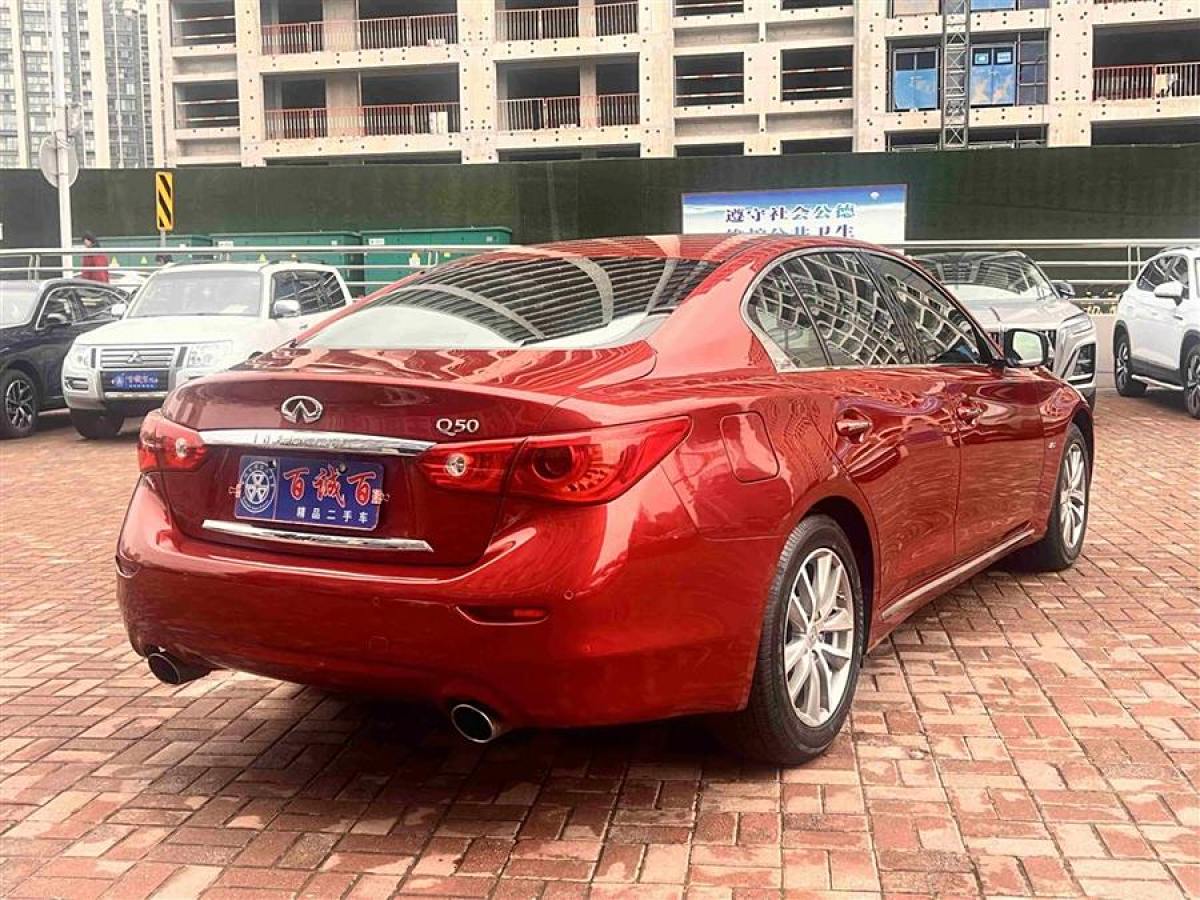 2015年1月英菲尼迪 Q50L  2015款 2.0T 悅享版