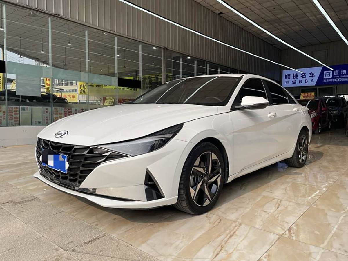 2023年6月現(xiàn)代 伊蘭特  2023款 1.5L CVT GLX精英版