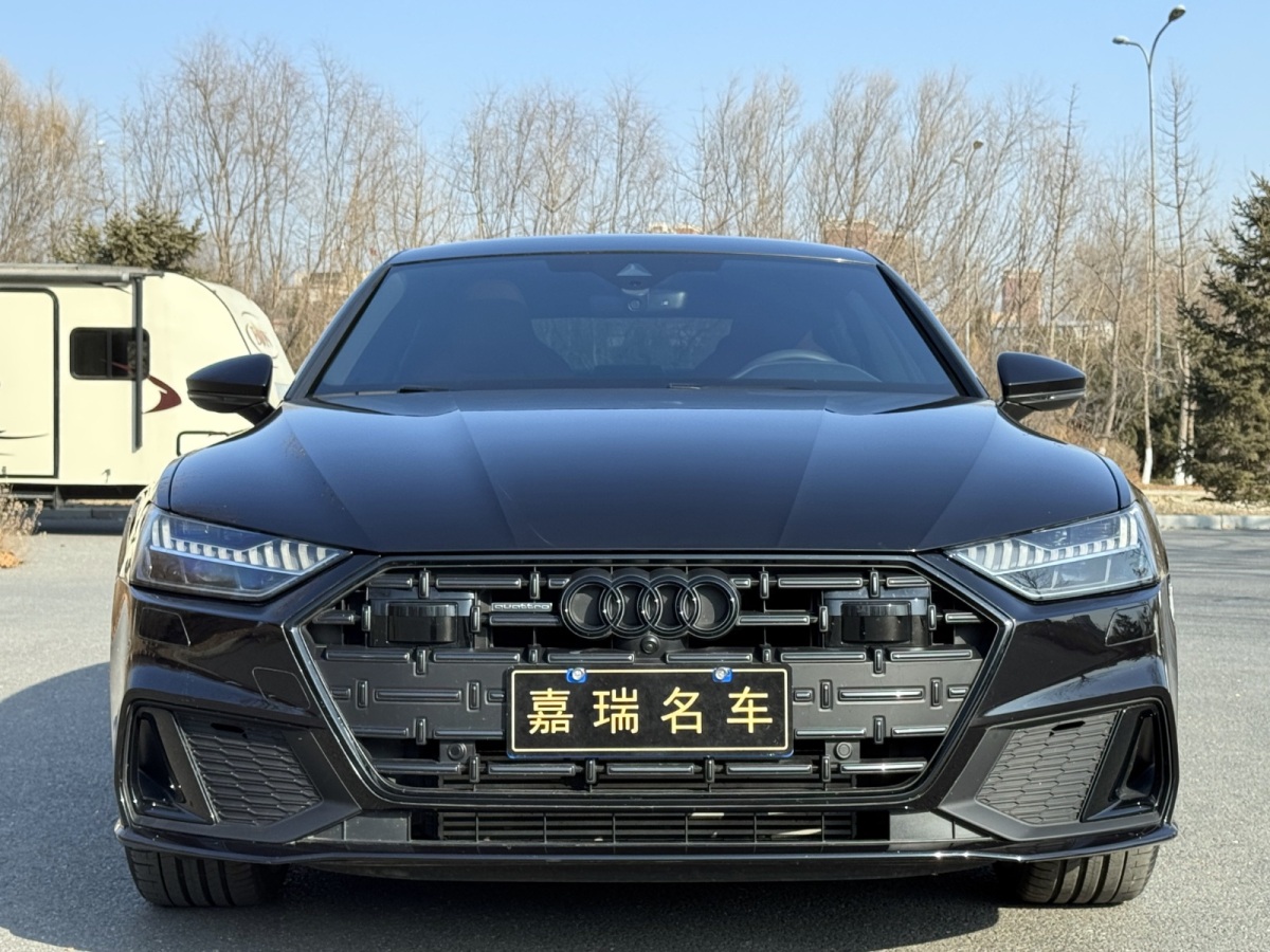 奧迪 奧迪A7L  2024款 45 TFSI quattro S-line 黑武士版圖片