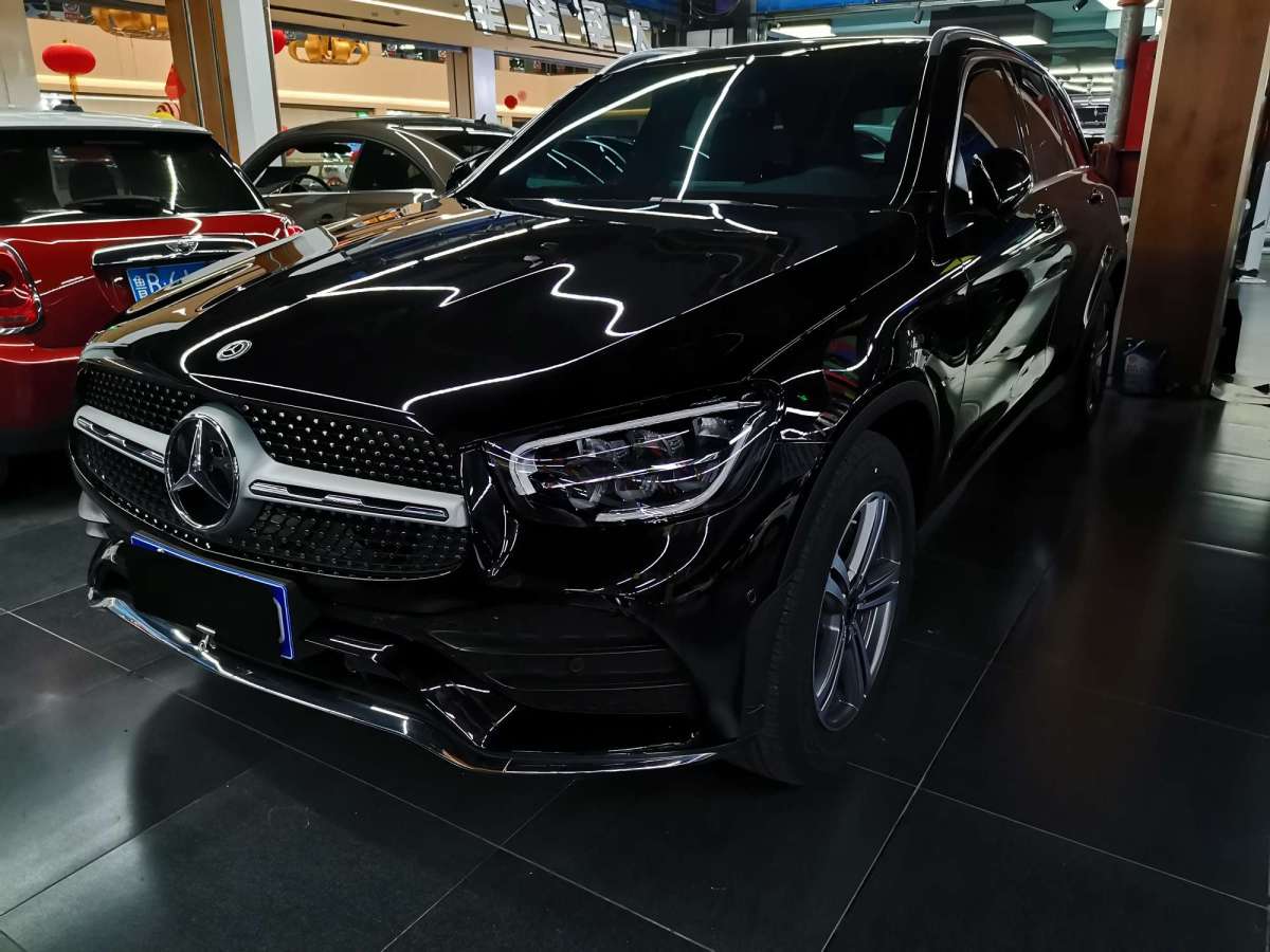 奔馳 奔馳glc 2020款 glc 260 l 4matic 豪華型 黑色 手自一體對價格