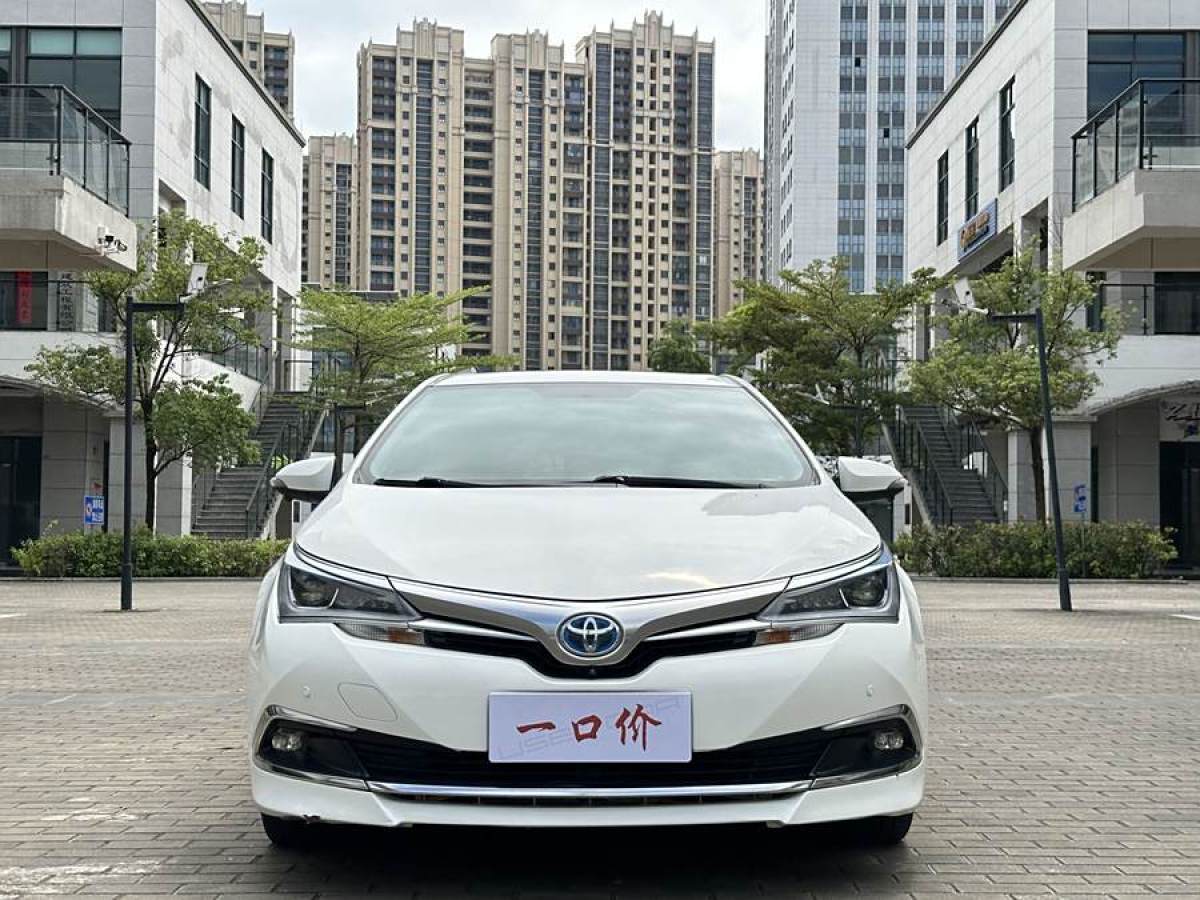 豐田 卡羅拉  2017款 改款雙擎 1.8L E-CVT領(lǐng)先版圖片