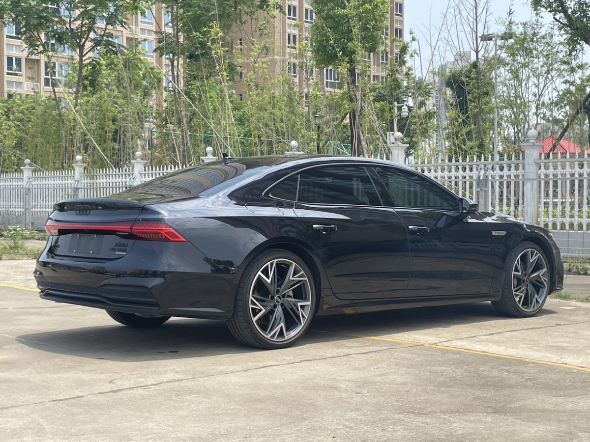 2023年6月奧迪 奧迪A7L  2023款 45 TFSI quattro S-line 黑武士版
