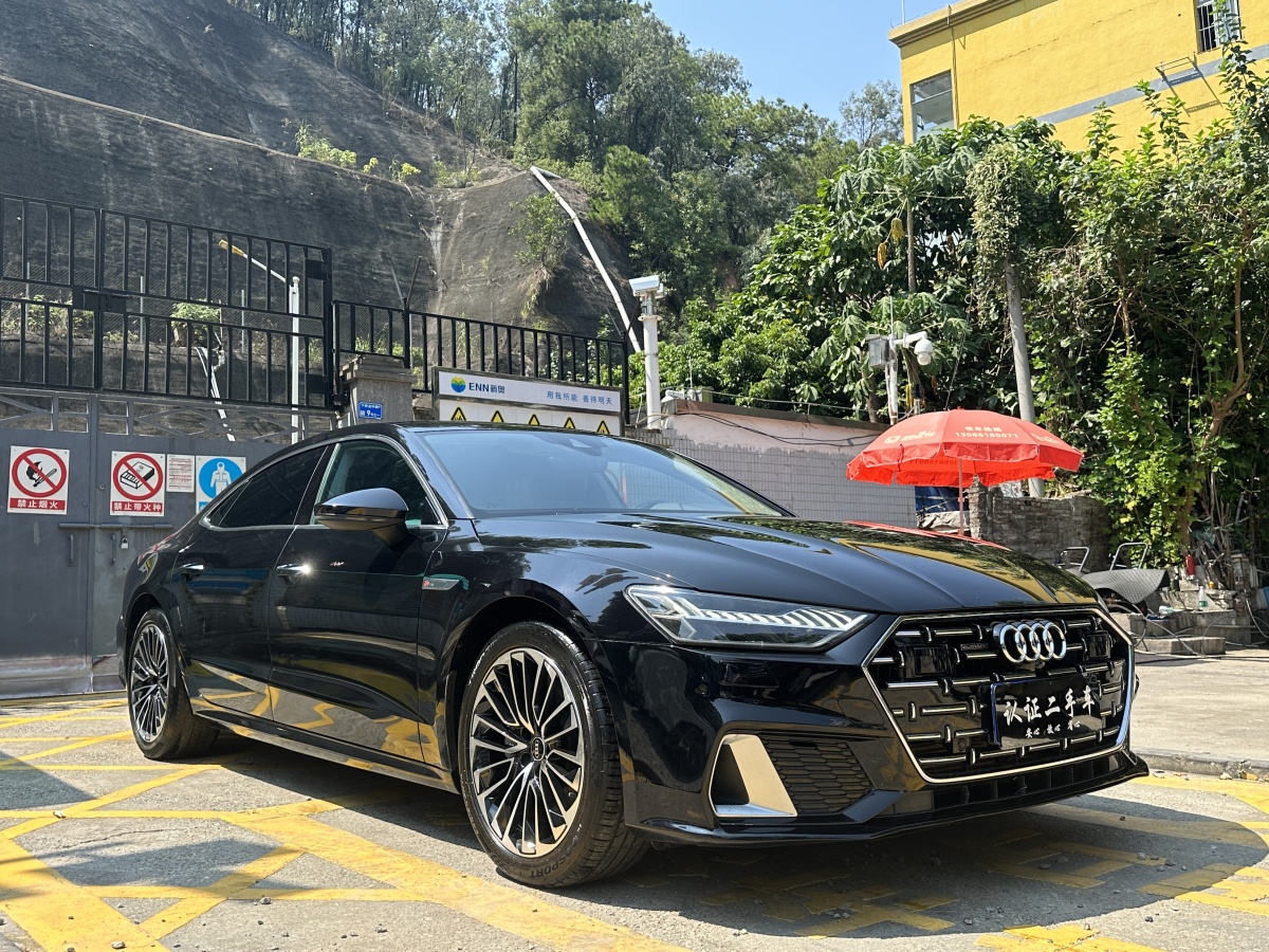 奧迪 奧迪A7L  2024款 45TFSI S-line 筑夢型 流晶套裝圖片