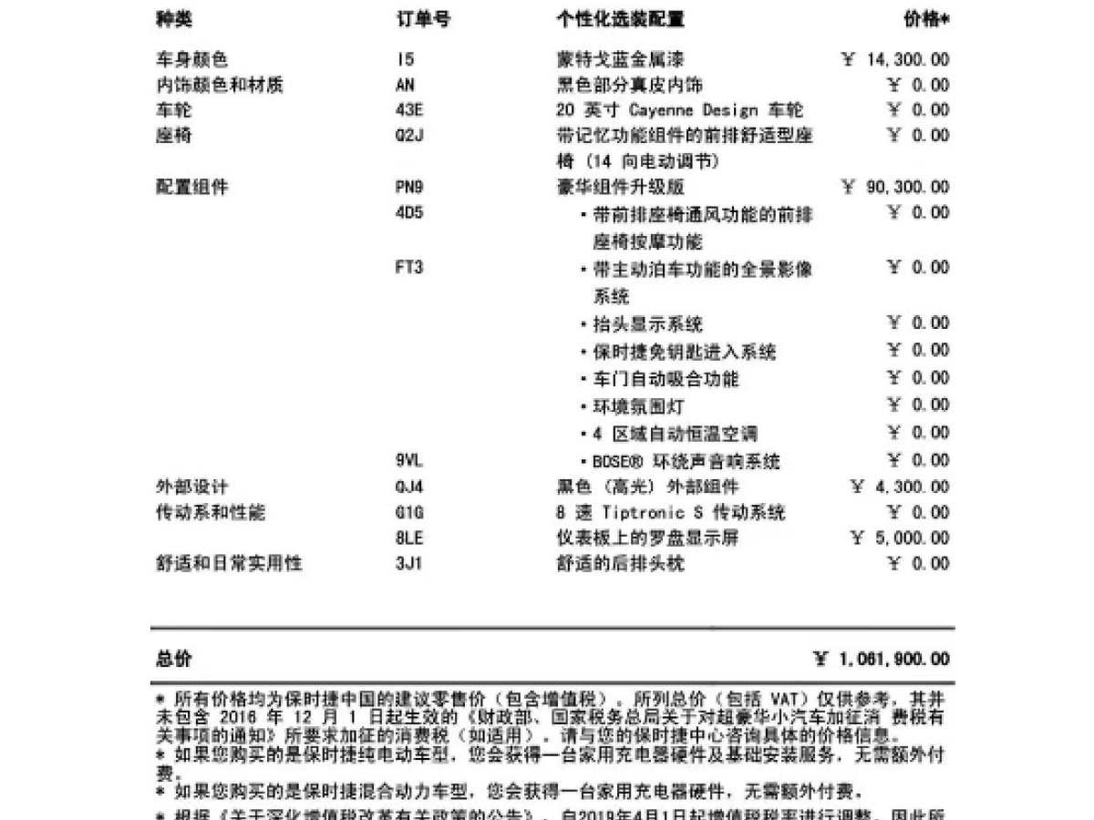 保時(shí)捷 Cayenne  2024款 Cayenne 3.0T圖片