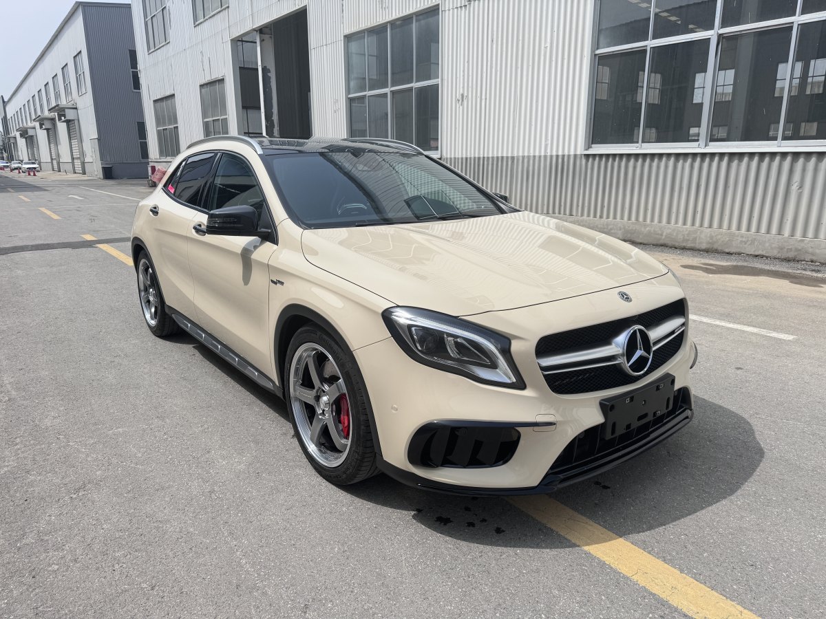 2019年8月奔馳 奔馳GLA AMG  2017款 AMG GLA 45 4MATIC