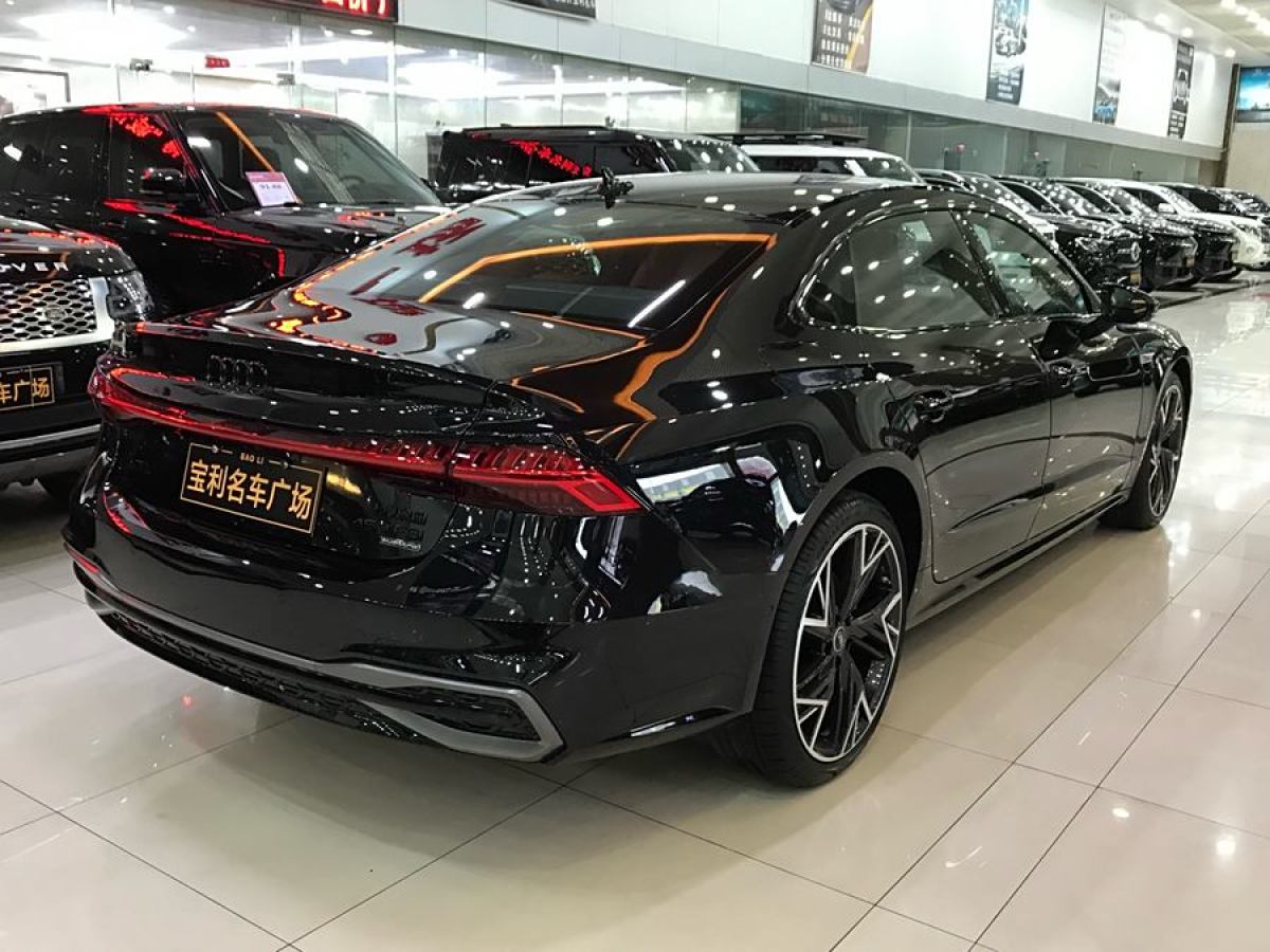 奧迪 奧迪A7L  2024款 45 TFSI quattro S-line 黑武士版圖片