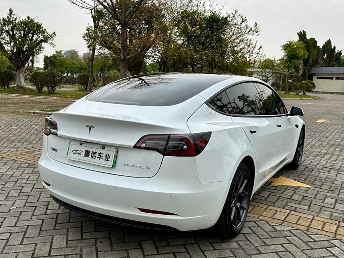 2021年3月特斯拉 Model 3  2021款 改款 標(biāo)準(zhǔn)續(xù)航后驅(qū)升級版