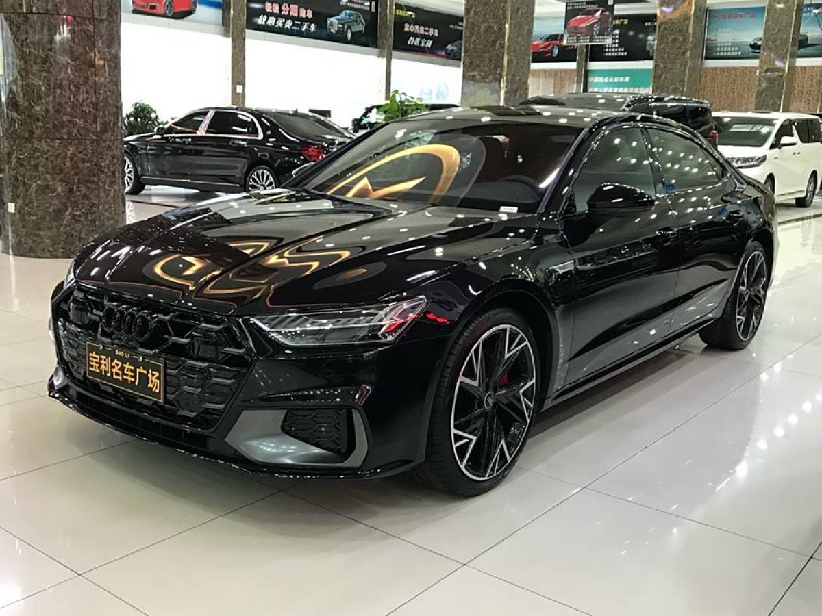 奧迪 奧迪A7L  2024款 45 TFSI quattro S-line 黑武士版圖片