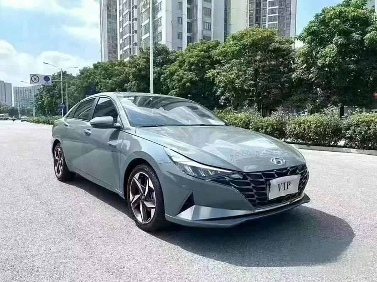 現(xiàn)代 伊蘭特  2021款 1.5L LUX尊貴版圖片