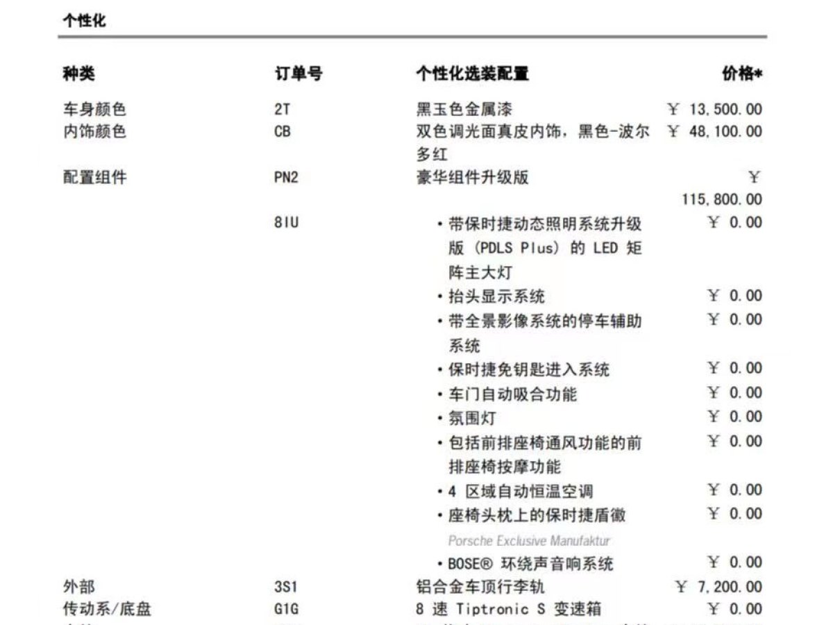 保時(shí)捷 Cayenne  2022款 Cayenne 3.0T 鉑金版圖片