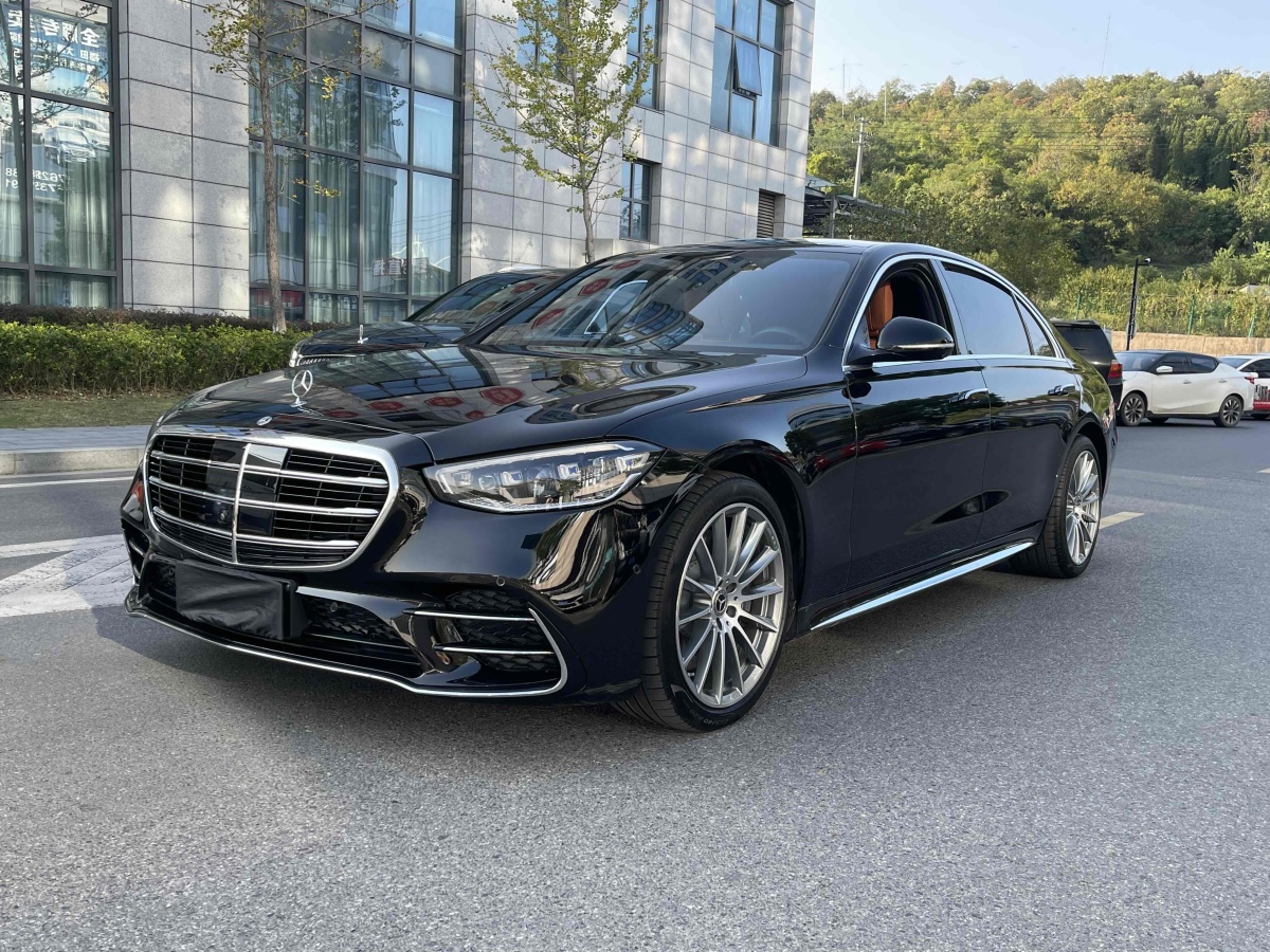 2023年1月奔馳 奔馳S級  2022款 改款 S 450 L 4MATIC