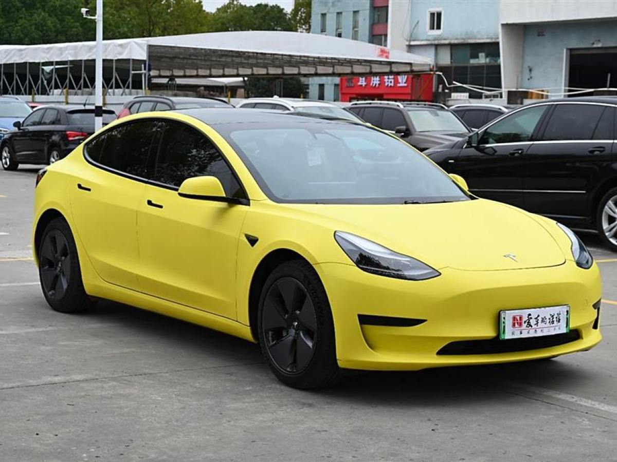 特斯拉 Model 3  2021款 改款 標(biāo)準(zhǔn)續(xù)航后驅(qū)升級版圖片