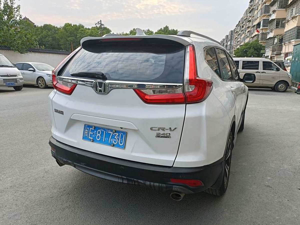 2019年3月本田 CR-V  2019款 240TURBO CVT兩驅舒適版 國V