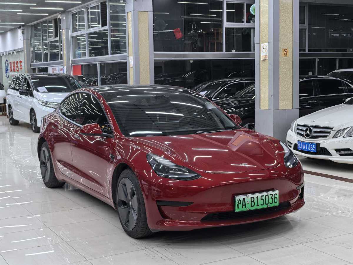 特斯拉 Model 3  2021款 改款 標(biāo)準(zhǔn)續(xù)航后驅(qū)升級(jí)版圖片