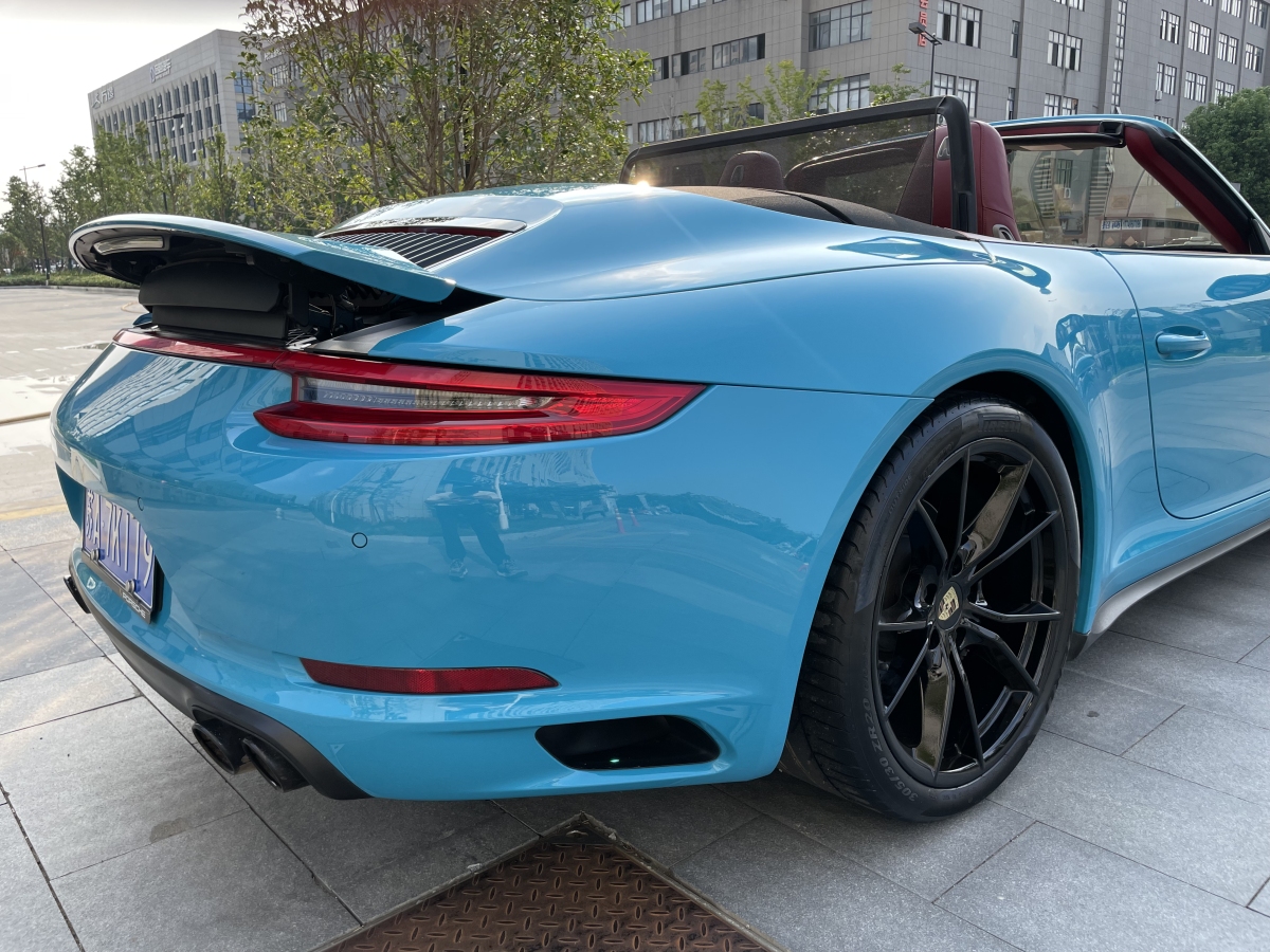 保時(shí)捷 911  2016款 Carrera 4 Cabriolet 3.0T圖片