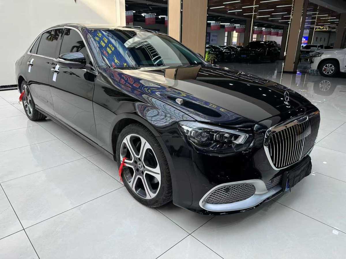 奔馳 奔馳E級  2021款 改款 E 300 L 時尚型圖片