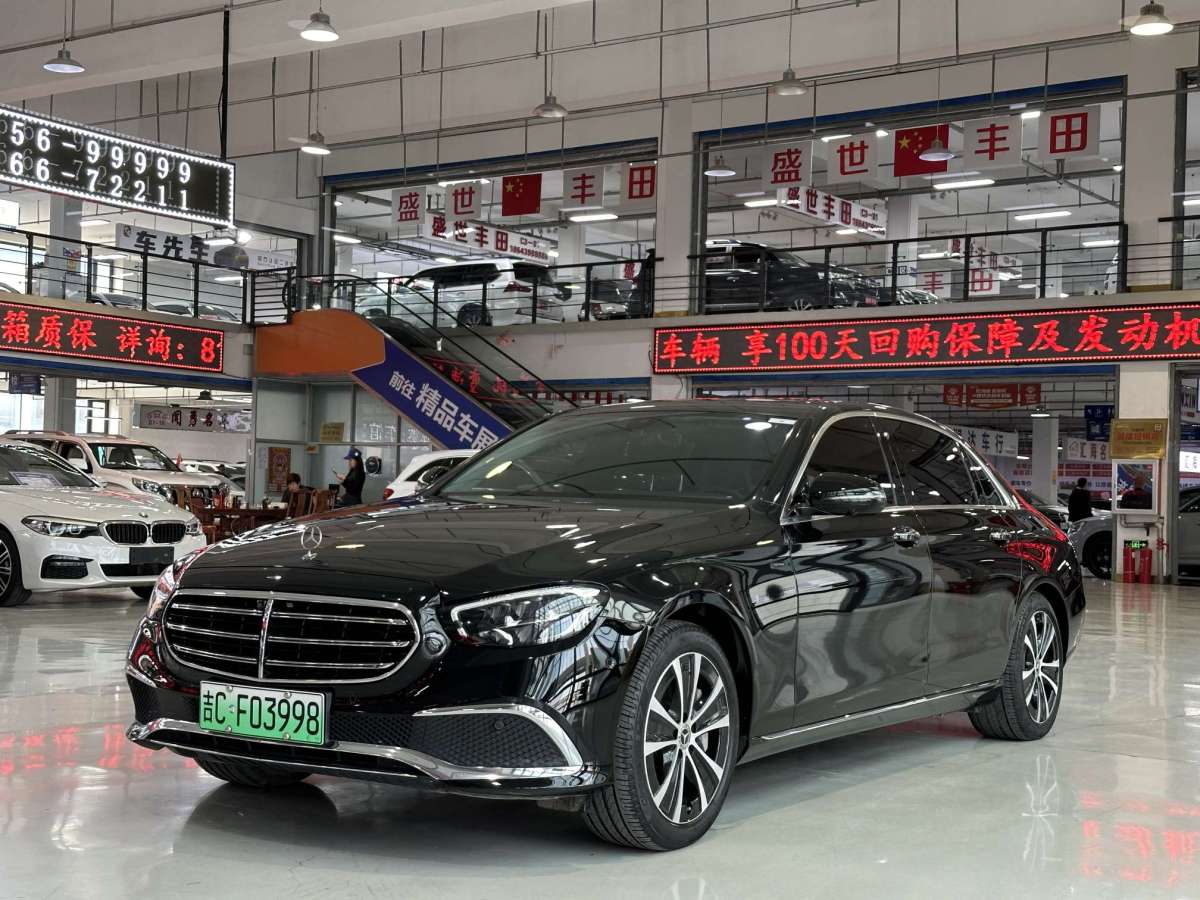 2021年6月奔馳 奔馳E級新能源  2021款 E 350 e L 插電式混合動力運動轎車