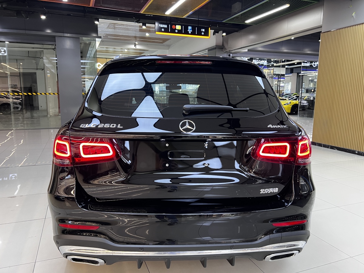 奔馳glc 2022款 改款 glc 260 l 4matic 豪華型 黑色 手自一體對價格