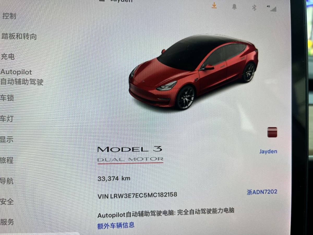 特斯拉 Model 3  2019款 Performance高性能全輪驅動版圖片