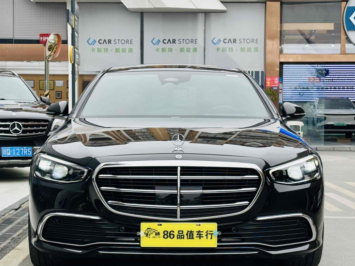 奔馳 奔馳S級  2022款 改款 S 400 L 商務(wù)型圖片